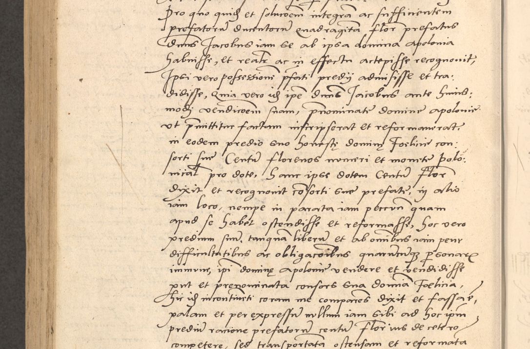 Zdjęcie nr 907 dla obiektu archiwalnego: Acta actorum causarum, sentenciarum et obligationum coram reverendo patre domino Thoma Roznowski canonico et reverendissimi in Christo patris et domini domini Patri Dei gratia Cracoviensis. Sabbato, 26 Octobris in ecclesiam suam solenniter recepti officialis generalis Cracoviensis dinita administratura, qua fungebatur post mortem reverendissimi olim felicis recordationis domini Joannis Choiecki episcopi Cracoviensis et Regni Polonie cancelarii anno presenti currenti videlicet 1538, die 11 Marcii Piotrcovie in comiciis celebratis circiter 23 horam defuncti sepulto corpore nona eiusdemque obsequiis X respective Aprilis peractis electo sub indictione XI, pontificatu vero sanctissimi in Christo patris et domini nostri domini Pauli divina providencia pape tercii foeliciter moderni, anno quarto, incepta felicibus auspiciis continuantur ordine processu infrascripto