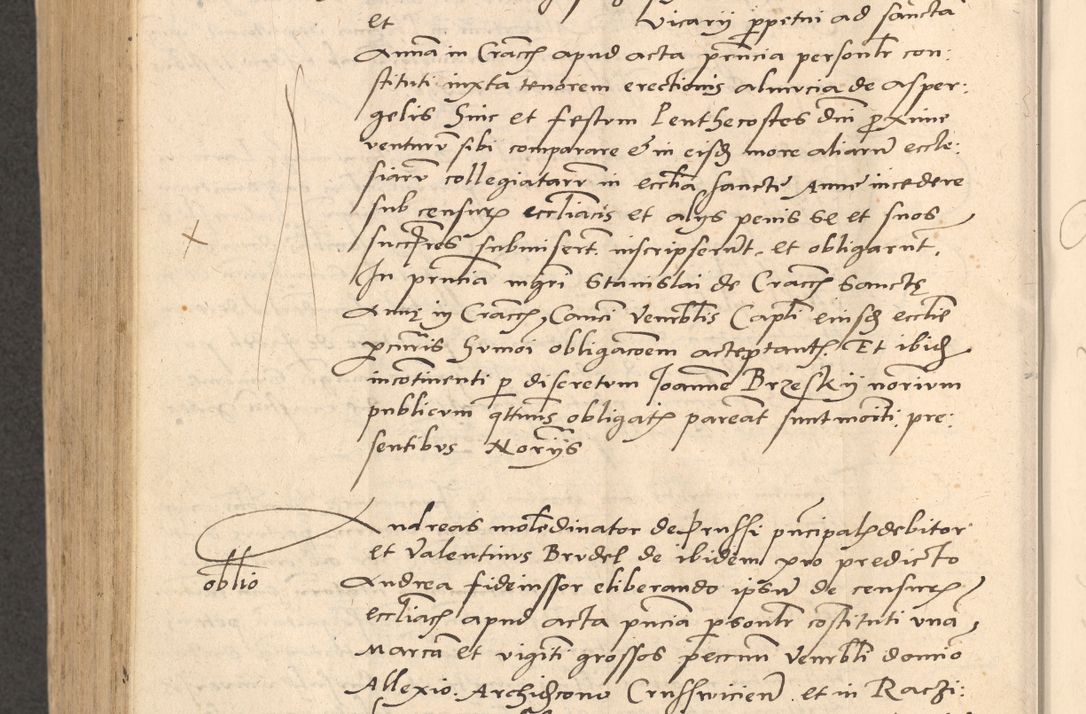 Zdjęcie nr 887 dla obiektu archiwalnego: Acta actorum causarum, sentenciarum et obligationum coram reverendo patre domino Thoma Roznowski canonico et reverendissimi in Christo patris et domini domini Patri Dei gratia Cracoviensis. Sabbato, 26 Octobris in ecclesiam suam solenniter recepti officialis generalis Cracoviensis dinita administratura, qua fungebatur post mortem reverendissimi olim felicis recordationis domini Joannis Choiecki episcopi Cracoviensis et Regni Polonie cancelarii anno presenti currenti videlicet 1538, die 11 Marcii Piotrcovie in comiciis celebratis circiter 23 horam defuncti sepulto corpore nona eiusdemque obsequiis X respective Aprilis peractis electo sub indictione XI, pontificatu vero sanctissimi in Christo patris et domini nostri domini Pauli divina providencia pape tercii foeliciter moderni, anno quarto, incepta felicibus auspiciis continuantur ordine processu infrascripto