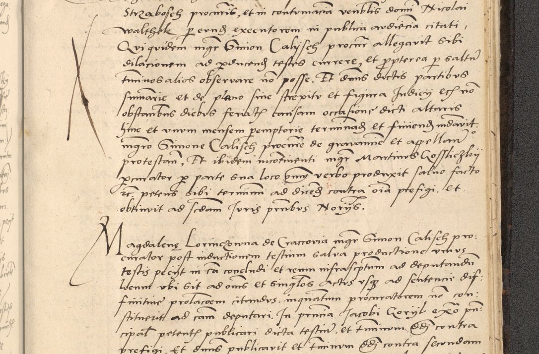 Zdjęcie nr 882 dla obiektu archiwalnego: Acta actorum causarum, sentenciarum et obligationum coram reverendo patre domino Thoma Roznowski canonico et reverendissimi in Christo patris et domini domini Patri Dei gratia Cracoviensis. Sabbato, 26 Octobris in ecclesiam suam solenniter recepti officialis generalis Cracoviensis dinita administratura, qua fungebatur post mortem reverendissimi olim felicis recordationis domini Joannis Choiecki episcopi Cracoviensis et Regni Polonie cancelarii anno presenti currenti videlicet 1538, die 11 Marcii Piotrcovie in comiciis celebratis circiter 23 horam defuncti sepulto corpore nona eiusdemque obsequiis X respective Aprilis peractis electo sub indictione XI, pontificatu vero sanctissimi in Christo patris et domini nostri domini Pauli divina providencia pape tercii foeliciter moderni, anno quarto, incepta felicibus auspiciis continuantur ordine processu infrascripto