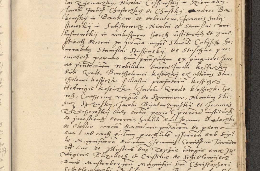 Zdjęcie nr 854 dla obiektu archiwalnego: Acta actorum causarum, sentenciarum et obligationum coram reverendo patre domino Thoma Roznowski canonico et reverendissimi in Christo patris et domini domini Patri Dei gratia Cracoviensis. Sabbato, 26 Octobris in ecclesiam suam solenniter recepti officialis generalis Cracoviensis dinita administratura, qua fungebatur post mortem reverendissimi olim felicis recordationis domini Joannis Choiecki episcopi Cracoviensis et Regni Polonie cancelarii anno presenti currenti videlicet 1538, die 11 Marcii Piotrcovie in comiciis celebratis circiter 23 horam defuncti sepulto corpore nona eiusdemque obsequiis X respective Aprilis peractis electo sub indictione XI, pontificatu vero sanctissimi in Christo patris et domini nostri domini Pauli divina providencia pape tercii foeliciter moderni, anno quarto, incepta felicibus auspiciis continuantur ordine processu infrascripto