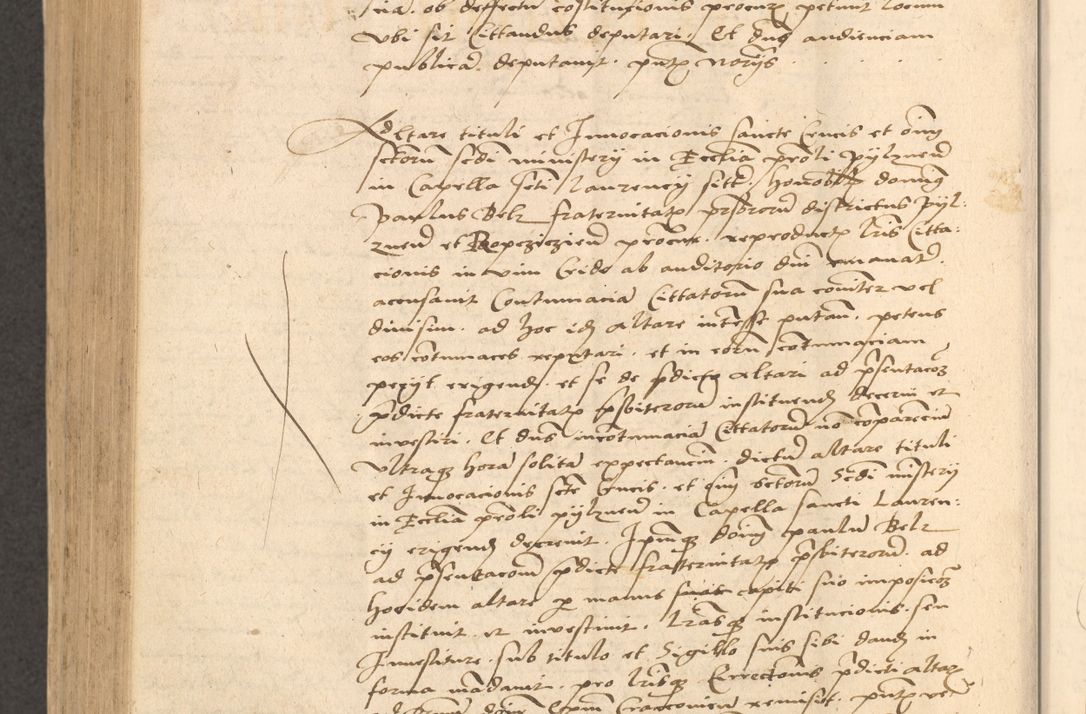 Zdjęcie nr 805 dla obiektu archiwalnego: Acta actorum causarum, sentenciarum et obligationum coram reverendo patre domino Thoma Roznowski canonico et reverendissimi in Christo patris et domini domini Patri Dei gratia Cracoviensis. Sabbato, 26 Octobris in ecclesiam suam solenniter recepti officialis generalis Cracoviensis dinita administratura, qua fungebatur post mortem reverendissimi olim felicis recordationis domini Joannis Choiecki episcopi Cracoviensis et Regni Polonie cancelarii anno presenti currenti videlicet 1538, die 11 Marcii Piotrcovie in comiciis celebratis circiter 23 horam defuncti sepulto corpore nona eiusdemque obsequiis X respective Aprilis peractis electo sub indictione XI, pontificatu vero sanctissimi in Christo patris et domini nostri domini Pauli divina providencia pape tercii foeliciter moderni, anno quarto, incepta felicibus auspiciis continuantur ordine processu infrascripto