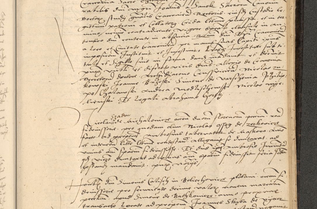 Zdjęcie nr 790 dla obiektu archiwalnego: Acta actorum causarum, sentenciarum et obligationum coram reverendo patre domino Thoma Roznowski canonico et reverendissimi in Christo patris et domini domini Patri Dei gratia Cracoviensis. Sabbato, 26 Octobris in ecclesiam suam solenniter recepti officialis generalis Cracoviensis dinita administratura, qua fungebatur post mortem reverendissimi olim felicis recordationis domini Joannis Choiecki episcopi Cracoviensis et Regni Polonie cancelarii anno presenti currenti videlicet 1538, die 11 Marcii Piotrcovie in comiciis celebratis circiter 23 horam defuncti sepulto corpore nona eiusdemque obsequiis X respective Aprilis peractis electo sub indictione XI, pontificatu vero sanctissimi in Christo patris et domini nostri domini Pauli divina providencia pape tercii foeliciter moderni, anno quarto, incepta felicibus auspiciis continuantur ordine processu infrascripto