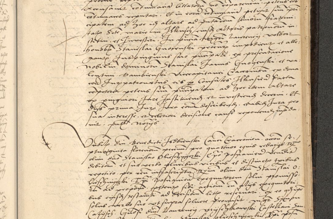 Zdjęcie nr 786 dla obiektu archiwalnego: Acta actorum causarum, sentenciarum et obligationum coram reverendo patre domino Thoma Roznowski canonico et reverendissimi in Christo patris et domini domini Patri Dei gratia Cracoviensis. Sabbato, 26 Octobris in ecclesiam suam solenniter recepti officialis generalis Cracoviensis dinita administratura, qua fungebatur post mortem reverendissimi olim felicis recordationis domini Joannis Choiecki episcopi Cracoviensis et Regni Polonie cancelarii anno presenti currenti videlicet 1538, die 11 Marcii Piotrcovie in comiciis celebratis circiter 23 horam defuncti sepulto corpore nona eiusdemque obsequiis X respective Aprilis peractis electo sub indictione XI, pontificatu vero sanctissimi in Christo patris et domini nostri domini Pauli divina providencia pape tercii foeliciter moderni, anno quarto, incepta felicibus auspiciis continuantur ordine processu infrascripto