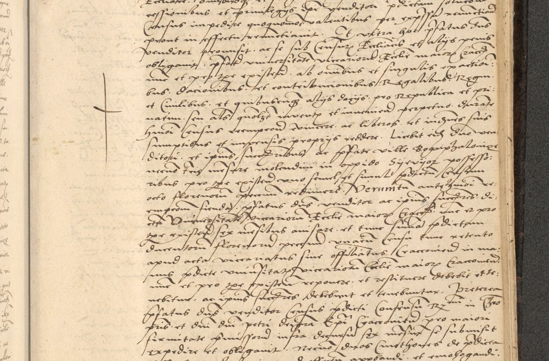 Zdjęcie nr 784 dla obiektu archiwalnego: Acta actorum causarum, sentenciarum et obligationum coram reverendo patre domino Thoma Roznowski canonico et reverendissimi in Christo patris et domini domini Patri Dei gratia Cracoviensis. Sabbato, 26 Octobris in ecclesiam suam solenniter recepti officialis generalis Cracoviensis dinita administratura, qua fungebatur post mortem reverendissimi olim felicis recordationis domini Joannis Choiecki episcopi Cracoviensis et Regni Polonie cancelarii anno presenti currenti videlicet 1538, die 11 Marcii Piotrcovie in comiciis celebratis circiter 23 horam defuncti sepulto corpore nona eiusdemque obsequiis X respective Aprilis peractis electo sub indictione XI, pontificatu vero sanctissimi in Christo patris et domini nostri domini Pauli divina providencia pape tercii foeliciter moderni, anno quarto, incepta felicibus auspiciis continuantur ordine processu infrascripto