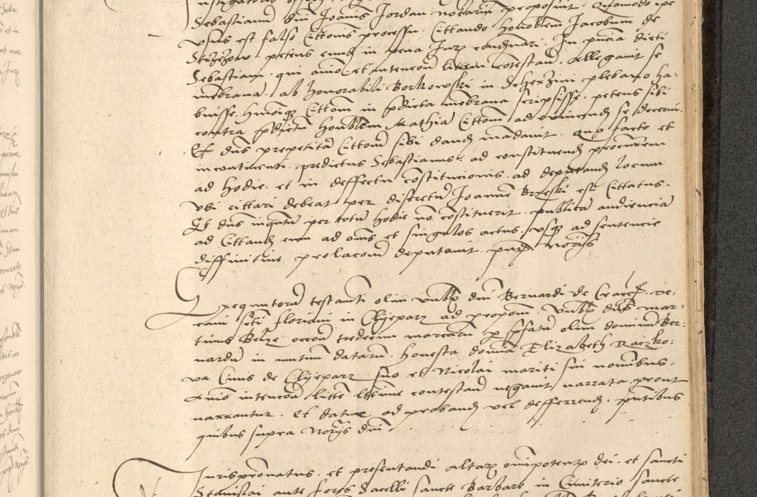 Zdjęcie nr 772 dla obiektu archiwalnego: Acta actorum causarum, sentenciarum et obligationum coram reverendo patre domino Thoma Roznowski canonico et reverendissimi in Christo patris et domini domini Patri Dei gratia Cracoviensis. Sabbato, 26 Octobris in ecclesiam suam solenniter recepti officialis generalis Cracoviensis dinita administratura, qua fungebatur post mortem reverendissimi olim felicis recordationis domini Joannis Choiecki episcopi Cracoviensis et Regni Polonie cancelarii anno presenti currenti videlicet 1538, die 11 Marcii Piotrcovie in comiciis celebratis circiter 23 horam defuncti sepulto corpore nona eiusdemque obsequiis X respective Aprilis peractis electo sub indictione XI, pontificatu vero sanctissimi in Christo patris et domini nostri domini Pauli divina providencia pape tercii foeliciter moderni, anno quarto, incepta felicibus auspiciis continuantur ordine processu infrascripto