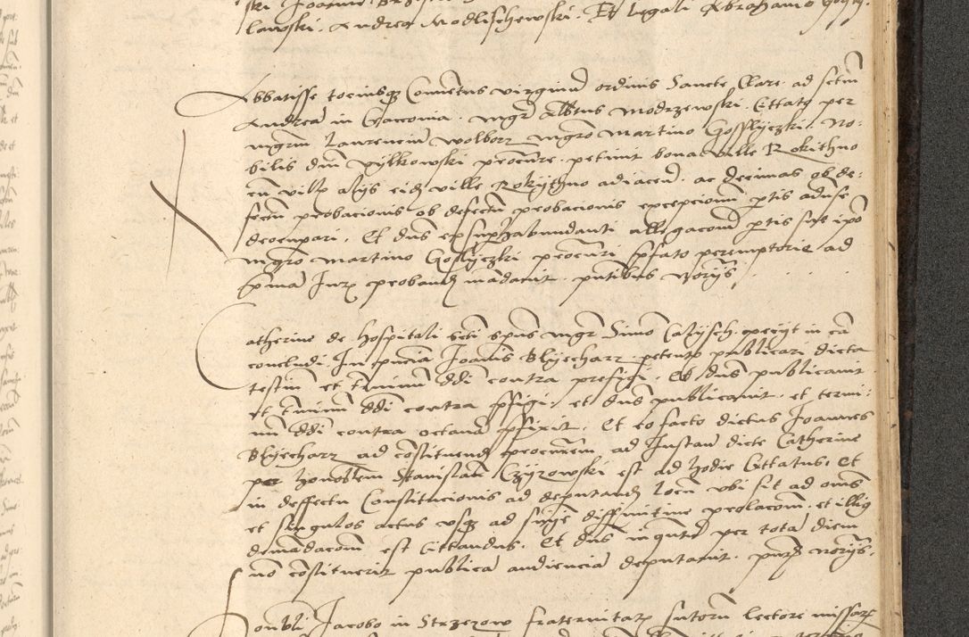 Zdjęcie nr 770 dla obiektu archiwalnego: Acta actorum causarum, sentenciarum et obligationum coram reverendo patre domino Thoma Roznowski canonico et reverendissimi in Christo patris et domini domini Patri Dei gratia Cracoviensis. Sabbato, 26 Octobris in ecclesiam suam solenniter recepti officialis generalis Cracoviensis dinita administratura, qua fungebatur post mortem reverendissimi olim felicis recordationis domini Joannis Choiecki episcopi Cracoviensis et Regni Polonie cancelarii anno presenti currenti videlicet 1538, die 11 Marcii Piotrcovie in comiciis celebratis circiter 23 horam defuncti sepulto corpore nona eiusdemque obsequiis X respective Aprilis peractis electo sub indictione XI, pontificatu vero sanctissimi in Christo patris et domini nostri domini Pauli divina providencia pape tercii foeliciter moderni, anno quarto, incepta felicibus auspiciis continuantur ordine processu infrascripto