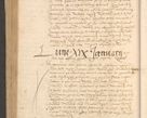 Zdjęcie nr 741 dla obiektu archiwalnego: Acta actorum causarum, sentenciarum et obligationum coram reverendo patre domino Thoma Roznowski canonico et reverendissimi in Christo patris et domini domini Patri Dei gratia Cracoviensis. Sabbato, 26 Octobris in ecclesiam suam solenniter recepti officialis generalis Cracoviensis dinita administratura, qua fungebatur post mortem reverendissimi olim felicis recordationis domini Joannis Choiecki episcopi Cracoviensis et Regni Polonie cancelarii anno presenti currenti videlicet 1538, die 11 Marcii Piotrcovie in comiciis celebratis circiter 23 horam defuncti sepulto corpore nona eiusdemque obsequiis X respective Aprilis peractis electo sub indictione XI, pontificatu vero sanctissimi in Christo patris et domini nostri domini Pauli divina providencia pape tercii foeliciter moderni, anno quarto, incepta felicibus auspiciis continuantur ordine processu infrascripto