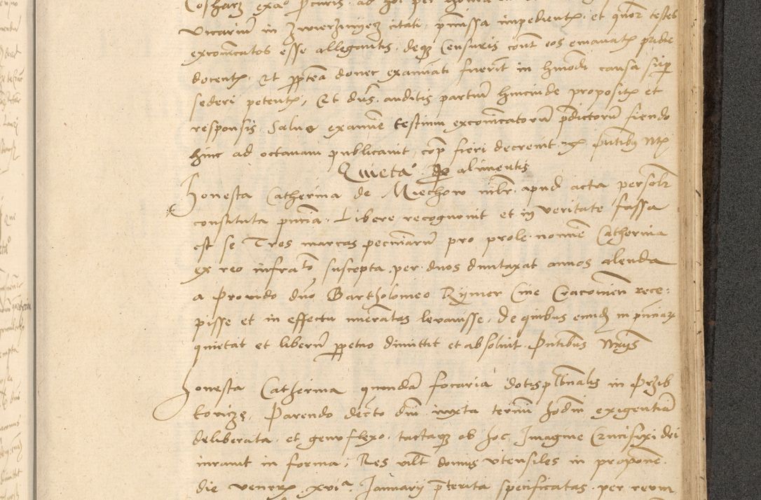 Zdjęcie nr 742 dla obiektu archiwalnego: Acta actorum causarum, sentenciarum et obligationum coram reverendo patre domino Thoma Roznowski canonico et reverendissimi in Christo patris et domini domini Patri Dei gratia Cracoviensis. Sabbato, 26 Octobris in ecclesiam suam solenniter recepti officialis generalis Cracoviensis dinita administratura, qua fungebatur post mortem reverendissimi olim felicis recordationis domini Joannis Choiecki episcopi Cracoviensis et Regni Polonie cancelarii anno presenti currenti videlicet 1538, die 11 Marcii Piotrcovie in comiciis celebratis circiter 23 horam defuncti sepulto corpore nona eiusdemque obsequiis X respective Aprilis peractis electo sub indictione XI, pontificatu vero sanctissimi in Christo patris et domini nostri domini Pauli divina providencia pape tercii foeliciter moderni, anno quarto, incepta felicibus auspiciis continuantur ordine processu infrascripto