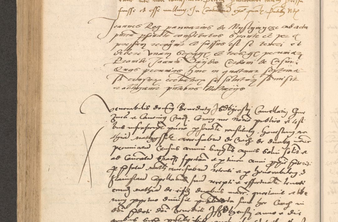 Zdjęcie nr 729 dla obiektu archiwalnego: Acta actorum causarum, sentenciarum et obligationum coram reverendo patre domino Thoma Roznowski canonico et reverendissimi in Christo patris et domini domini Patri Dei gratia Cracoviensis. Sabbato, 26 Octobris in ecclesiam suam solenniter recepti officialis generalis Cracoviensis dinita administratura, qua fungebatur post mortem reverendissimi olim felicis recordationis domini Joannis Choiecki episcopi Cracoviensis et Regni Polonie cancelarii anno presenti currenti videlicet 1538, die 11 Marcii Piotrcovie in comiciis celebratis circiter 23 horam defuncti sepulto corpore nona eiusdemque obsequiis X respective Aprilis peractis electo sub indictione XI, pontificatu vero sanctissimi in Christo patris et domini nostri domini Pauli divina providencia pape tercii foeliciter moderni, anno quarto, incepta felicibus auspiciis continuantur ordine processu infrascripto