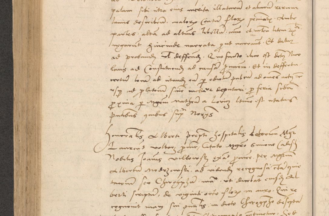 Zdjęcie nr 709 dla obiektu archiwalnego: Acta actorum causarum, sentenciarum et obligationum coram reverendo patre domino Thoma Roznowski canonico et reverendissimi in Christo patris et domini domini Patri Dei gratia Cracoviensis. Sabbato, 26 Octobris in ecclesiam suam solenniter recepti officialis generalis Cracoviensis dinita administratura, qua fungebatur post mortem reverendissimi olim felicis recordationis domini Joannis Choiecki episcopi Cracoviensis et Regni Polonie cancelarii anno presenti currenti videlicet 1538, die 11 Marcii Piotrcovie in comiciis celebratis circiter 23 horam defuncti sepulto corpore nona eiusdemque obsequiis X respective Aprilis peractis electo sub indictione XI, pontificatu vero sanctissimi in Christo patris et domini nostri domini Pauli divina providencia pape tercii foeliciter moderni, anno quarto, incepta felicibus auspiciis continuantur ordine processu infrascripto