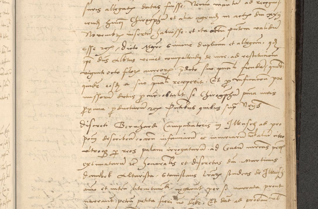 Zdjęcie nr 710 dla obiektu archiwalnego: Acta actorum causarum, sentenciarum et obligationum coram reverendo patre domino Thoma Roznowski canonico et reverendissimi in Christo patris et domini domini Patri Dei gratia Cracoviensis. Sabbato, 26 Octobris in ecclesiam suam solenniter recepti officialis generalis Cracoviensis dinita administratura, qua fungebatur post mortem reverendissimi olim felicis recordationis domini Joannis Choiecki episcopi Cracoviensis et Regni Polonie cancelarii anno presenti currenti videlicet 1538, die 11 Marcii Piotrcovie in comiciis celebratis circiter 23 horam defuncti sepulto corpore nona eiusdemque obsequiis X respective Aprilis peractis electo sub indictione XI, pontificatu vero sanctissimi in Christo patris et domini nostri domini Pauli divina providencia pape tercii foeliciter moderni, anno quarto, incepta felicibus auspiciis continuantur ordine processu infrascripto