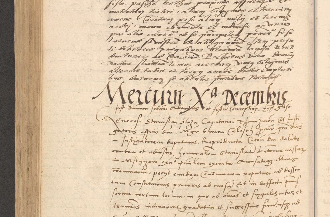 Zdjęcie nr 705 dla obiektu archiwalnego: Acta actorum causarum, sentenciarum et obligationum coram reverendo patre domino Thoma Roznowski canonico et reverendissimi in Christo patris et domini domini Patri Dei gratia Cracoviensis. Sabbato, 26 Octobris in ecclesiam suam solenniter recepti officialis generalis Cracoviensis dinita administratura, qua fungebatur post mortem reverendissimi olim felicis recordationis domini Joannis Choiecki episcopi Cracoviensis et Regni Polonie cancelarii anno presenti currenti videlicet 1538, die 11 Marcii Piotrcovie in comiciis celebratis circiter 23 horam defuncti sepulto corpore nona eiusdemque obsequiis X respective Aprilis peractis electo sub indictione XI, pontificatu vero sanctissimi in Christo patris et domini nostri domini Pauli divina providencia pape tercii foeliciter moderni, anno quarto, incepta felicibus auspiciis continuantur ordine processu infrascripto