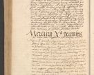 Zdjęcie nr 705 dla obiektu archiwalnego: Acta actorum causarum, sentenciarum et obligationum coram reverendo patre domino Thoma Roznowski canonico et reverendissimi in Christo patris et domini domini Patri Dei gratia Cracoviensis. Sabbato, 26 Octobris in ecclesiam suam solenniter recepti officialis generalis Cracoviensis dinita administratura, qua fungebatur post mortem reverendissimi olim felicis recordationis domini Joannis Choiecki episcopi Cracoviensis et Regni Polonie cancelarii anno presenti currenti videlicet 1538, die 11 Marcii Piotrcovie in comiciis celebratis circiter 23 horam defuncti sepulto corpore nona eiusdemque obsequiis X respective Aprilis peractis electo sub indictione XI, pontificatu vero sanctissimi in Christo patris et domini nostri domini Pauli divina providencia pape tercii foeliciter moderni, anno quarto, incepta felicibus auspiciis continuantur ordine processu infrascripto
