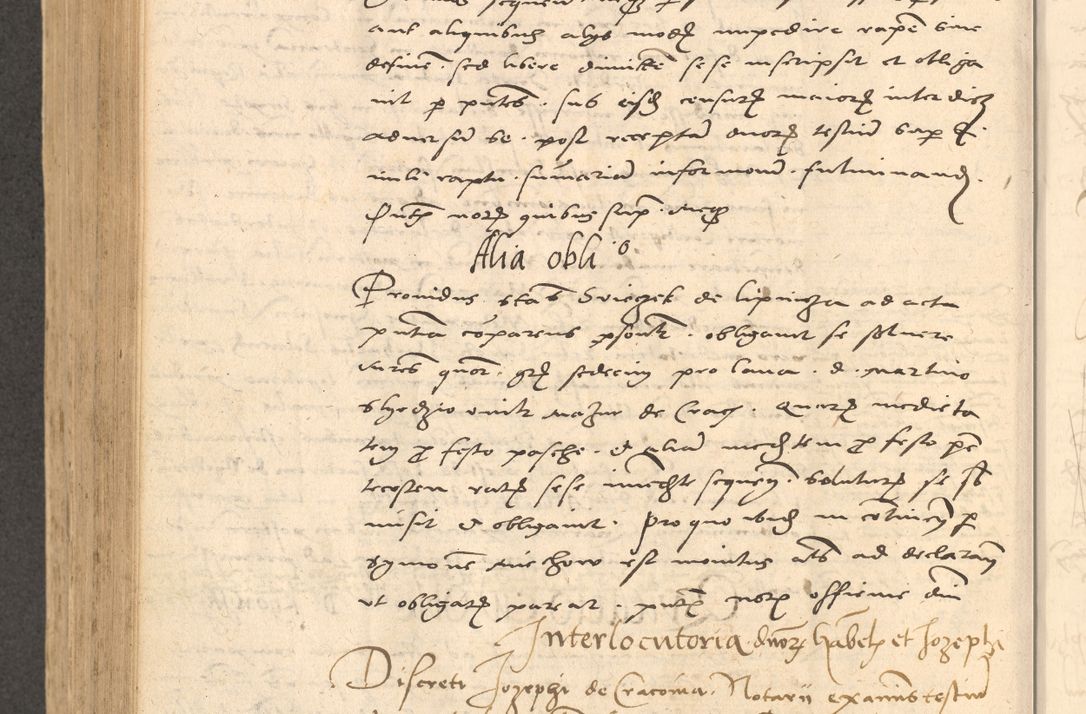 Zdjęcie nr 697 dla obiektu archiwalnego: Acta actorum causarum, sentenciarum et obligationum coram reverendo patre domino Thoma Roznowski canonico et reverendissimi in Christo patris et domini domini Patri Dei gratia Cracoviensis. Sabbato, 26 Octobris in ecclesiam suam solenniter recepti officialis generalis Cracoviensis dinita administratura, qua fungebatur post mortem reverendissimi olim felicis recordationis domini Joannis Choiecki episcopi Cracoviensis et Regni Polonie cancelarii anno presenti currenti videlicet 1538, die 11 Marcii Piotrcovie in comiciis celebratis circiter 23 horam defuncti sepulto corpore nona eiusdemque obsequiis X respective Aprilis peractis electo sub indictione XI, pontificatu vero sanctissimi in Christo patris et domini nostri domini Pauli divina providencia pape tercii foeliciter moderni, anno quarto, incepta felicibus auspiciis continuantur ordine processu infrascripto