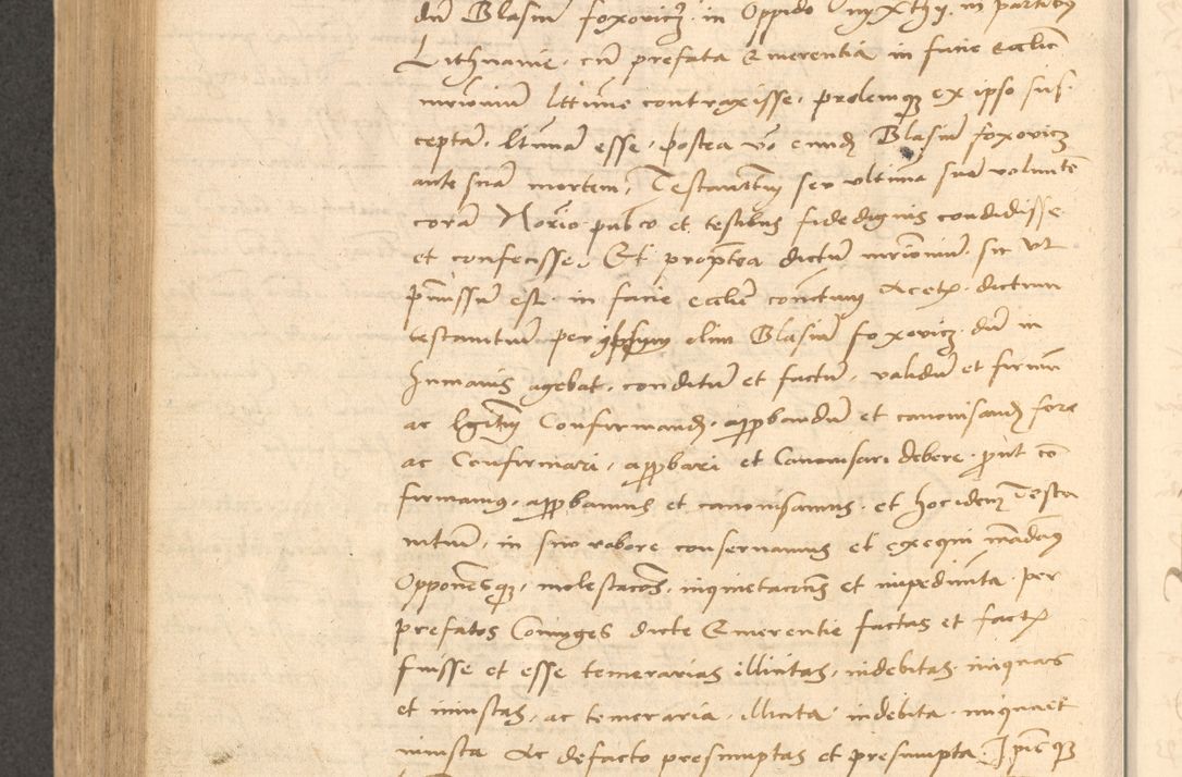 Zdjęcie nr 687 dla obiektu archiwalnego: Acta actorum causarum, sentenciarum et obligationum coram reverendo patre domino Thoma Roznowski canonico et reverendissimi in Christo patris et domini domini Patri Dei gratia Cracoviensis. Sabbato, 26 Octobris in ecclesiam suam solenniter recepti officialis generalis Cracoviensis dinita administratura, qua fungebatur post mortem reverendissimi olim felicis recordationis domini Joannis Choiecki episcopi Cracoviensis et Regni Polonie cancelarii anno presenti currenti videlicet 1538, die 11 Marcii Piotrcovie in comiciis celebratis circiter 23 horam defuncti sepulto corpore nona eiusdemque obsequiis X respective Aprilis peractis electo sub indictione XI, pontificatu vero sanctissimi in Christo patris et domini nostri domini Pauli divina providencia pape tercii foeliciter moderni, anno quarto, incepta felicibus auspiciis continuantur ordine processu infrascripto