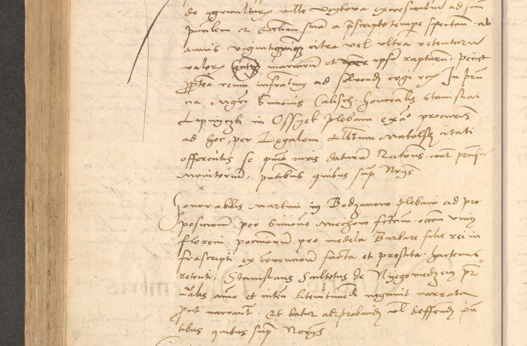 Zdjęcie nr 685 dla obiektu archiwalnego: Acta actorum causarum, sentenciarum et obligationum coram reverendo patre domino Thoma Roznowski canonico et reverendissimi in Christo patris et domini domini Patri Dei gratia Cracoviensis. Sabbato, 26 Octobris in ecclesiam suam solenniter recepti officialis generalis Cracoviensis dinita administratura, qua fungebatur post mortem reverendissimi olim felicis recordationis domini Joannis Choiecki episcopi Cracoviensis et Regni Polonie cancelarii anno presenti currenti videlicet 1538, die 11 Marcii Piotrcovie in comiciis celebratis circiter 23 horam defuncti sepulto corpore nona eiusdemque obsequiis X respective Aprilis peractis electo sub indictione XI, pontificatu vero sanctissimi in Christo patris et domini nostri domini Pauli divina providencia pape tercii foeliciter moderni, anno quarto, incepta felicibus auspiciis continuantur ordine processu infrascripto
