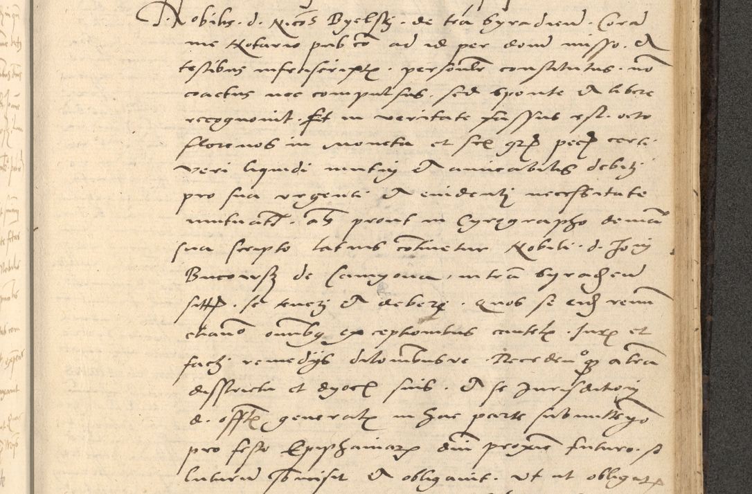 Zdjęcie nr 668 dla obiektu archiwalnego: Acta actorum causarum, sentenciarum et obligationum coram reverendo patre domino Thoma Roznowski canonico et reverendissimi in Christo patris et domini domini Patri Dei gratia Cracoviensis. Sabbato, 26 Octobris in ecclesiam suam solenniter recepti officialis generalis Cracoviensis dinita administratura, qua fungebatur post mortem reverendissimi olim felicis recordationis domini Joannis Choiecki episcopi Cracoviensis et Regni Polonie cancelarii anno presenti currenti videlicet 1538, die 11 Marcii Piotrcovie in comiciis celebratis circiter 23 horam defuncti sepulto corpore nona eiusdemque obsequiis X respective Aprilis peractis electo sub indictione XI, pontificatu vero sanctissimi in Christo patris et domini nostri domini Pauli divina providencia pape tercii foeliciter moderni, anno quarto, incepta felicibus auspiciis continuantur ordine processu infrascripto