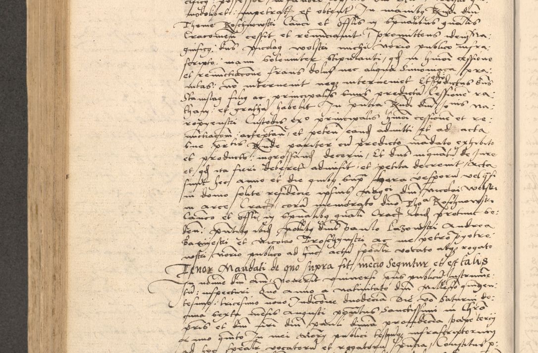 Zdjęcie nr 669 dla obiektu archiwalnego: Acta actorum causarum, sentenciarum et obligationum coram reverendo patre domino Thoma Roznowski canonico et reverendissimi in Christo patris et domini domini Patri Dei gratia Cracoviensis. Sabbato, 26 Octobris in ecclesiam suam solenniter recepti officialis generalis Cracoviensis dinita administratura, qua fungebatur post mortem reverendissimi olim felicis recordationis domini Joannis Choiecki episcopi Cracoviensis et Regni Polonie cancelarii anno presenti currenti videlicet 1538, die 11 Marcii Piotrcovie in comiciis celebratis circiter 23 horam defuncti sepulto corpore nona eiusdemque obsequiis X respective Aprilis peractis electo sub indictione XI, pontificatu vero sanctissimi in Christo patris et domini nostri domini Pauli divina providencia pape tercii foeliciter moderni, anno quarto, incepta felicibus auspiciis continuantur ordine processu infrascripto