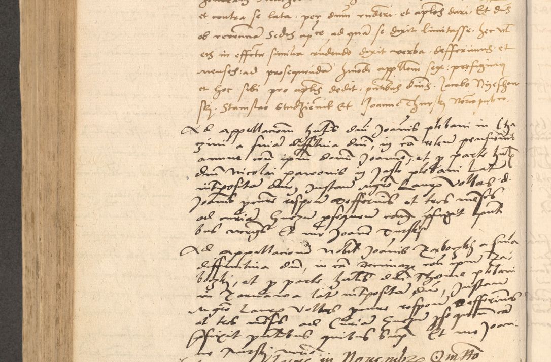 Zdjęcie nr 659 dla obiektu archiwalnego: Acta actorum causarum, sentenciarum et obligationum coram reverendo patre domino Thoma Roznowski canonico et reverendissimi in Christo patris et domini domini Patri Dei gratia Cracoviensis. Sabbato, 26 Octobris in ecclesiam suam solenniter recepti officialis generalis Cracoviensis dinita administratura, qua fungebatur post mortem reverendissimi olim felicis recordationis domini Joannis Choiecki episcopi Cracoviensis et Regni Polonie cancelarii anno presenti currenti videlicet 1538, die 11 Marcii Piotrcovie in comiciis celebratis circiter 23 horam defuncti sepulto corpore nona eiusdemque obsequiis X respective Aprilis peractis electo sub indictione XI, pontificatu vero sanctissimi in Christo patris et domini nostri domini Pauli divina providencia pape tercii foeliciter moderni, anno quarto, incepta felicibus auspiciis continuantur ordine processu infrascripto