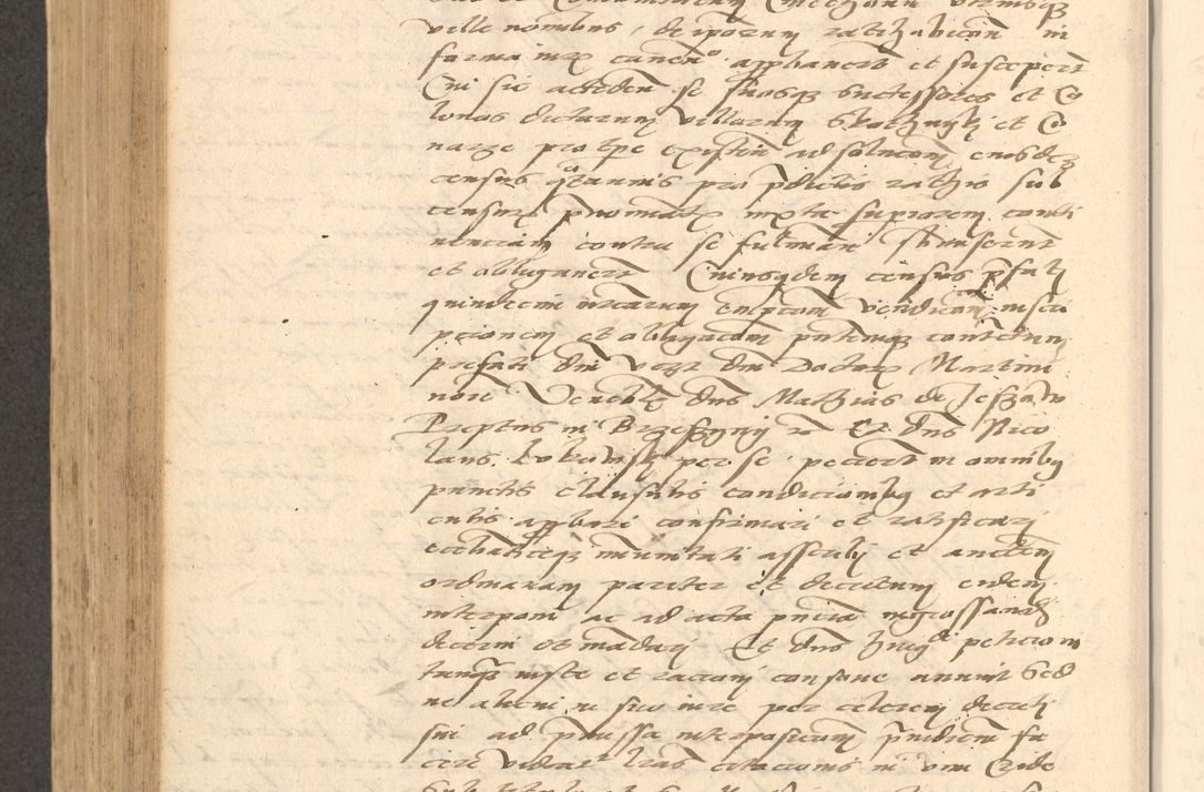 Zdjęcie nr 651 dla obiektu archiwalnego: Acta actorum causarum, sentenciarum et obligationum coram reverendo patre domino Thoma Roznowski canonico et reverendissimi in Christo patris et domini domini Patri Dei gratia Cracoviensis. Sabbato, 26 Octobris in ecclesiam suam solenniter recepti officialis generalis Cracoviensis dinita administratura, qua fungebatur post mortem reverendissimi olim felicis recordationis domini Joannis Choiecki episcopi Cracoviensis et Regni Polonie cancelarii anno presenti currenti videlicet 1538, die 11 Marcii Piotrcovie in comiciis celebratis circiter 23 horam defuncti sepulto corpore nona eiusdemque obsequiis X respective Aprilis peractis electo sub indictione XI, pontificatu vero sanctissimi in Christo patris et domini nostri domini Pauli divina providencia pape tercii foeliciter moderni, anno quarto, incepta felicibus auspiciis continuantur ordine processu infrascripto