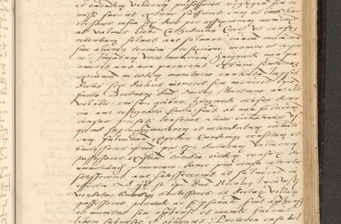 Zdjęcie nr 650 dla obiektu archiwalnego: Acta actorum causarum, sentenciarum et obligationum coram reverendo patre domino Thoma Roznowski canonico et reverendissimi in Christo patris et domini domini Patri Dei gratia Cracoviensis. Sabbato, 26 Octobris in ecclesiam suam solenniter recepti officialis generalis Cracoviensis dinita administratura, qua fungebatur post mortem reverendissimi olim felicis recordationis domini Joannis Choiecki episcopi Cracoviensis et Regni Polonie cancelarii anno presenti currenti videlicet 1538, die 11 Marcii Piotrcovie in comiciis celebratis circiter 23 horam defuncti sepulto corpore nona eiusdemque obsequiis X respective Aprilis peractis electo sub indictione XI, pontificatu vero sanctissimi in Christo patris et domini nostri domini Pauli divina providencia pape tercii foeliciter moderni, anno quarto, incepta felicibus auspiciis continuantur ordine processu infrascripto