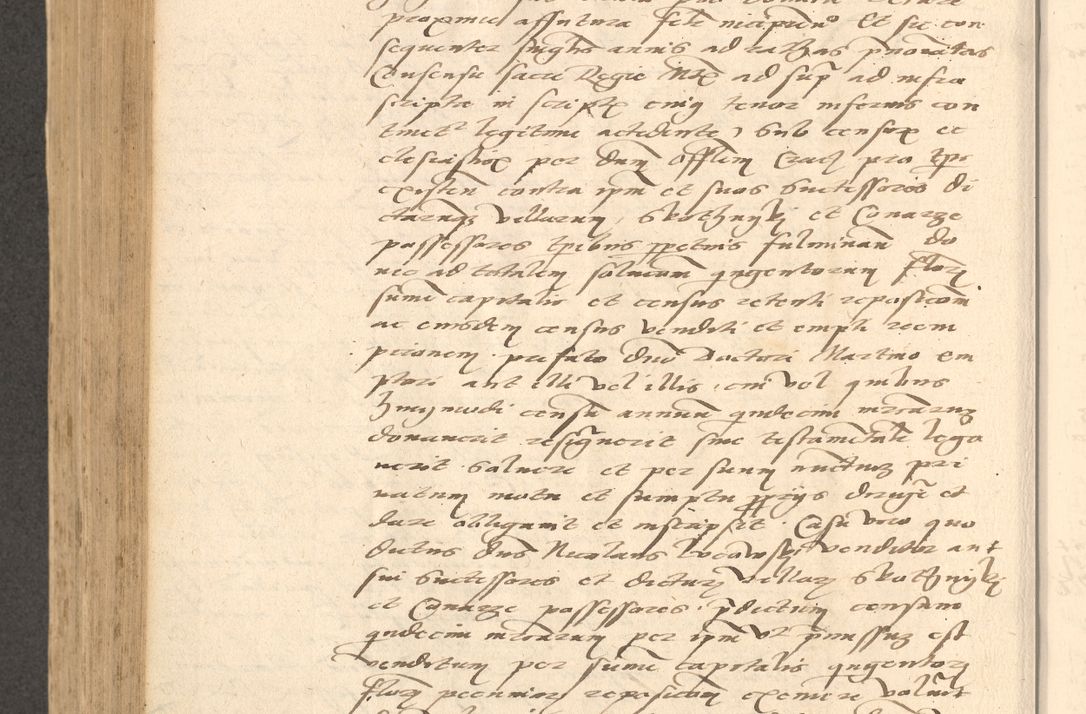 Zdjęcie nr 649 dla obiektu archiwalnego: Acta actorum causarum, sentenciarum et obligationum coram reverendo patre domino Thoma Roznowski canonico et reverendissimi in Christo patris et domini domini Patri Dei gratia Cracoviensis. Sabbato, 26 Octobris in ecclesiam suam solenniter recepti officialis generalis Cracoviensis dinita administratura, qua fungebatur post mortem reverendissimi olim felicis recordationis domini Joannis Choiecki episcopi Cracoviensis et Regni Polonie cancelarii anno presenti currenti videlicet 1538, die 11 Marcii Piotrcovie in comiciis celebratis circiter 23 horam defuncti sepulto corpore nona eiusdemque obsequiis X respective Aprilis peractis electo sub indictione XI, pontificatu vero sanctissimi in Christo patris et domini nostri domini Pauli divina providencia pape tercii foeliciter moderni, anno quarto, incepta felicibus auspiciis continuantur ordine processu infrascripto