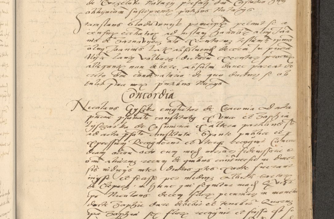 Zdjęcie nr 584 dla obiektu archiwalnego: Acta actorum causarum, sentenciarum et obligationum coram reverendo patre domino Thoma Roznowski canonico et reverendissimi in Christo patris et domini domini Patri Dei gratia Cracoviensis. Sabbato, 26 Octobris in ecclesiam suam solenniter recepti officialis generalis Cracoviensis dinita administratura, qua fungebatur post mortem reverendissimi olim felicis recordationis domini Joannis Choiecki episcopi Cracoviensis et Regni Polonie cancelarii anno presenti currenti videlicet 1538, die 11 Marcii Piotrcovie in comiciis celebratis circiter 23 horam defuncti sepulto corpore nona eiusdemque obsequiis X respective Aprilis peractis electo sub indictione XI, pontificatu vero sanctissimi in Christo patris et domini nostri domini Pauli divina providencia pape tercii foeliciter moderni, anno quarto, incepta felicibus auspiciis continuantur ordine processu infrascripto