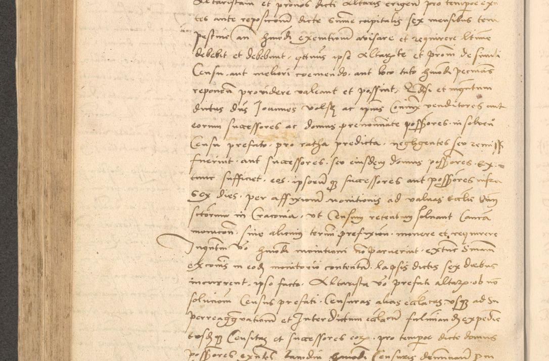 Zdjęcie nr 573 dla obiektu archiwalnego: Acta actorum causarum, sentenciarum et obligationum coram reverendo patre domino Thoma Roznowski canonico et reverendissimi in Christo patris et domini domini Patri Dei gratia Cracoviensis. Sabbato, 26 Octobris in ecclesiam suam solenniter recepti officialis generalis Cracoviensis dinita administratura, qua fungebatur post mortem reverendissimi olim felicis recordationis domini Joannis Choiecki episcopi Cracoviensis et Regni Polonie cancelarii anno presenti currenti videlicet 1538, die 11 Marcii Piotrcovie in comiciis celebratis circiter 23 horam defuncti sepulto corpore nona eiusdemque obsequiis X respective Aprilis peractis electo sub indictione XI, pontificatu vero sanctissimi in Christo patris et domini nostri domini Pauli divina providencia pape tercii foeliciter moderni, anno quarto, incepta felicibus auspiciis continuantur ordine processu infrascripto