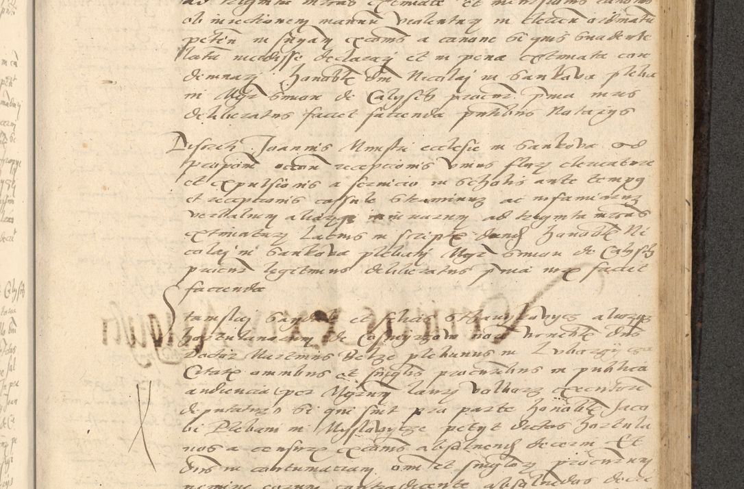 Zdjęcie nr 546 dla obiektu archiwalnego: Acta actorum causarum, sentenciarum et obligationum coram reverendo patre domino Thoma Roznowski canonico et reverendissimi in Christo patris et domini domini Patri Dei gratia Cracoviensis. Sabbato, 26 Octobris in ecclesiam suam solenniter recepti officialis generalis Cracoviensis dinita administratura, qua fungebatur post mortem reverendissimi olim felicis recordationis domini Joannis Choiecki episcopi Cracoviensis et Regni Polonie cancelarii anno presenti currenti videlicet 1538, die 11 Marcii Piotrcovie in comiciis celebratis circiter 23 horam defuncti sepulto corpore nona eiusdemque obsequiis X respective Aprilis peractis electo sub indictione XI, pontificatu vero sanctissimi in Christo patris et domini nostri domini Pauli divina providencia pape tercii foeliciter moderni, anno quarto, incepta felicibus auspiciis continuantur ordine processu infrascripto