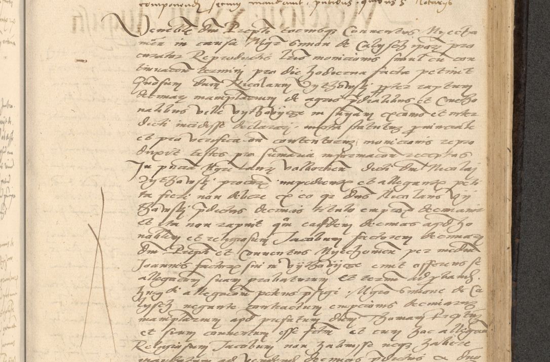 Zdjęcie nr 540 dla obiektu archiwalnego: Acta actorum causarum, sentenciarum et obligationum coram reverendo patre domino Thoma Roznowski canonico et reverendissimi in Christo patris et domini domini Patri Dei gratia Cracoviensis. Sabbato, 26 Octobris in ecclesiam suam solenniter recepti officialis generalis Cracoviensis dinita administratura, qua fungebatur post mortem reverendissimi olim felicis recordationis domini Joannis Choiecki episcopi Cracoviensis et Regni Polonie cancelarii anno presenti currenti videlicet 1538, die 11 Marcii Piotrcovie in comiciis celebratis circiter 23 horam defuncti sepulto corpore nona eiusdemque obsequiis X respective Aprilis peractis electo sub indictione XI, pontificatu vero sanctissimi in Christo patris et domini nostri domini Pauli divina providencia pape tercii foeliciter moderni, anno quarto, incepta felicibus auspiciis continuantur ordine processu infrascripto