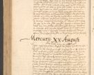 Zdjęcie nr 535 dla obiektu archiwalnego: Acta actorum causarum, sentenciarum et obligationum coram reverendo patre domino Thoma Roznowski canonico et reverendissimi in Christo patris et domini domini Patri Dei gratia Cracoviensis. Sabbato, 26 Octobris in ecclesiam suam solenniter recepti officialis generalis Cracoviensis dinita administratura, qua fungebatur post mortem reverendissimi olim felicis recordationis domini Joannis Choiecki episcopi Cracoviensis et Regni Polonie cancelarii anno presenti currenti videlicet 1538, die 11 Marcii Piotrcovie in comiciis celebratis circiter 23 horam defuncti sepulto corpore nona eiusdemque obsequiis X respective Aprilis peractis electo sub indictione XI, pontificatu vero sanctissimi in Christo patris et domini nostri domini Pauli divina providencia pape tercii foeliciter moderni, anno quarto, incepta felicibus auspiciis continuantur ordine processu infrascripto