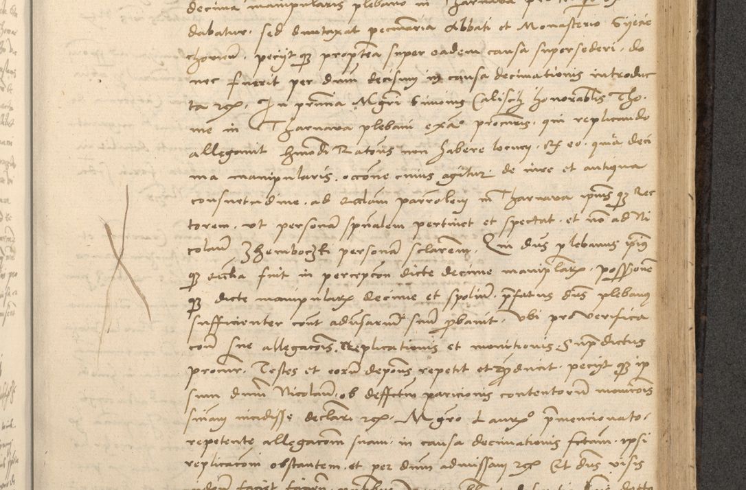Zdjęcie nr 522 dla obiektu archiwalnego: Acta actorum causarum, sentenciarum et obligationum coram reverendo patre domino Thoma Roznowski canonico et reverendissimi in Christo patris et domini domini Patri Dei gratia Cracoviensis. Sabbato, 26 Octobris in ecclesiam suam solenniter recepti officialis generalis Cracoviensis dinita administratura, qua fungebatur post mortem reverendissimi olim felicis recordationis domini Joannis Choiecki episcopi Cracoviensis et Regni Polonie cancelarii anno presenti currenti videlicet 1538, die 11 Marcii Piotrcovie in comiciis celebratis circiter 23 horam defuncti sepulto corpore nona eiusdemque obsequiis X respective Aprilis peractis electo sub indictione XI, pontificatu vero sanctissimi in Christo patris et domini nostri domini Pauli divina providencia pape tercii foeliciter moderni, anno quarto, incepta felicibus auspiciis continuantur ordine processu infrascripto