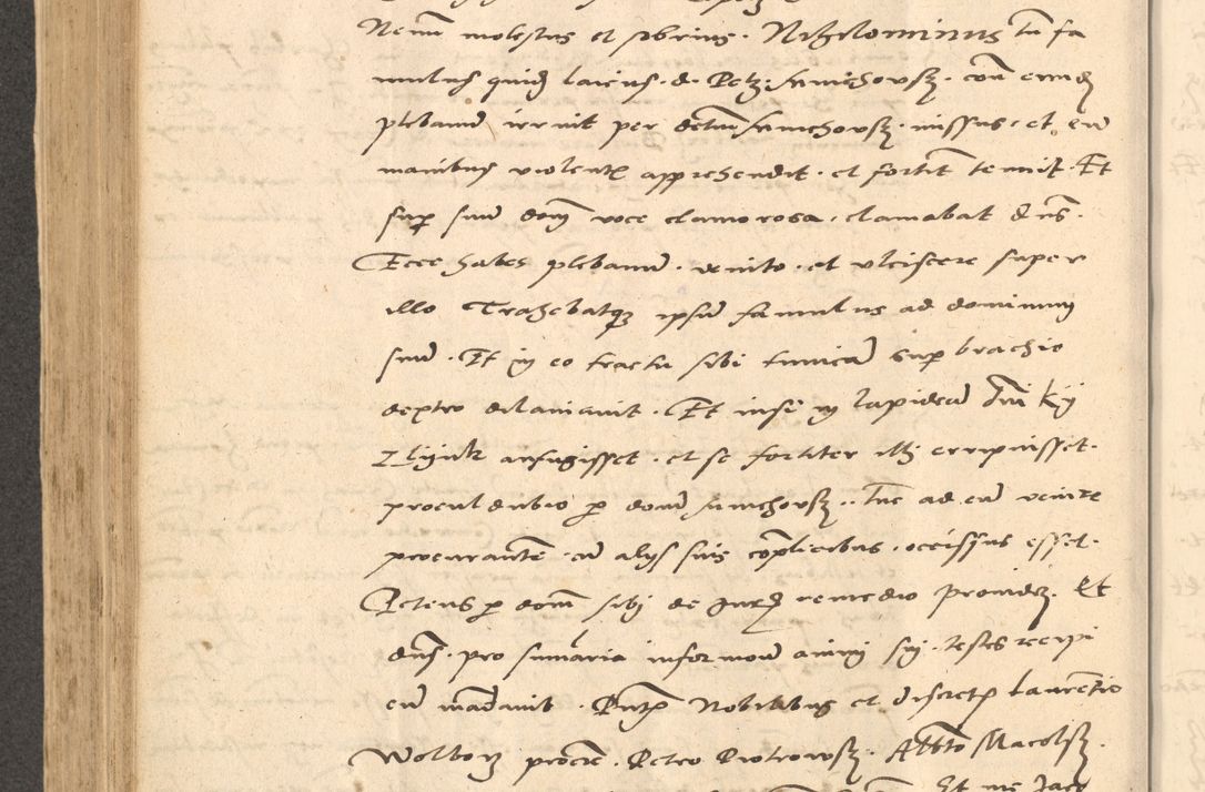 Zdjęcie nr 493 dla obiektu archiwalnego: Acta actorum causarum, sentenciarum et obligationum coram reverendo patre domino Thoma Roznowski canonico et reverendissimi in Christo patris et domini domini Patri Dei gratia Cracoviensis. Sabbato, 26 Octobris in ecclesiam suam solenniter recepti officialis generalis Cracoviensis dinita administratura, qua fungebatur post mortem reverendissimi olim felicis recordationis domini Joannis Choiecki episcopi Cracoviensis et Regni Polonie cancelarii anno presenti currenti videlicet 1538, die 11 Marcii Piotrcovie in comiciis celebratis circiter 23 horam defuncti sepulto corpore nona eiusdemque obsequiis X respective Aprilis peractis electo sub indictione XI, pontificatu vero sanctissimi in Christo patris et domini nostri domini Pauli divina providencia pape tercii foeliciter moderni, anno quarto, incepta felicibus auspiciis continuantur ordine processu infrascripto