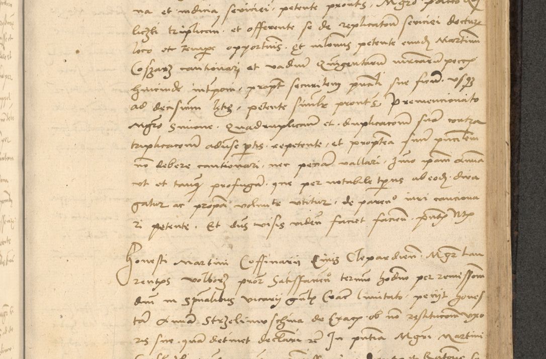 Zdjęcie nr 486 dla obiektu archiwalnego: Acta actorum causarum, sentenciarum et obligationum coram reverendo patre domino Thoma Roznowski canonico et reverendissimi in Christo patris et domini domini Patri Dei gratia Cracoviensis. Sabbato, 26 Octobris in ecclesiam suam solenniter recepti officialis generalis Cracoviensis dinita administratura, qua fungebatur post mortem reverendissimi olim felicis recordationis domini Joannis Choiecki episcopi Cracoviensis et Regni Polonie cancelarii anno presenti currenti videlicet 1538, die 11 Marcii Piotrcovie in comiciis celebratis circiter 23 horam defuncti sepulto corpore nona eiusdemque obsequiis X respective Aprilis peractis electo sub indictione XI, pontificatu vero sanctissimi in Christo patris et domini nostri domini Pauli divina providencia pape tercii foeliciter moderni, anno quarto, incepta felicibus auspiciis continuantur ordine processu infrascripto