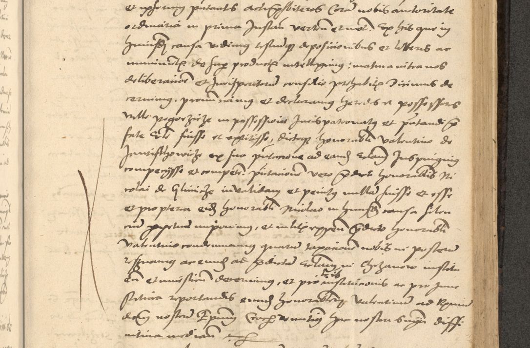 Zdjęcie nr 484 dla obiektu archiwalnego: Acta actorum causarum, sentenciarum et obligationum coram reverendo patre domino Thoma Roznowski canonico et reverendissimi in Christo patris et domini domini Patri Dei gratia Cracoviensis. Sabbato, 26 Octobris in ecclesiam suam solenniter recepti officialis generalis Cracoviensis dinita administratura, qua fungebatur post mortem reverendissimi olim felicis recordationis domini Joannis Choiecki episcopi Cracoviensis et Regni Polonie cancelarii anno presenti currenti videlicet 1538, die 11 Marcii Piotrcovie in comiciis celebratis circiter 23 horam defuncti sepulto corpore nona eiusdemque obsequiis X respective Aprilis peractis electo sub indictione XI, pontificatu vero sanctissimi in Christo patris et domini nostri domini Pauli divina providencia pape tercii foeliciter moderni, anno quarto, incepta felicibus auspiciis continuantur ordine processu infrascripto