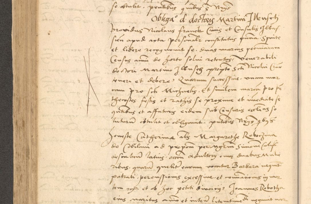 Zdjęcie nr 469 dla obiektu archiwalnego: Acta actorum causarum, sentenciarum et obligationum coram reverendo patre domino Thoma Roznowski canonico et reverendissimi in Christo patris et domini domini Patri Dei gratia Cracoviensis. Sabbato, 26 Octobris in ecclesiam suam solenniter recepti officialis generalis Cracoviensis dinita administratura, qua fungebatur post mortem reverendissimi olim felicis recordationis domini Joannis Choiecki episcopi Cracoviensis et Regni Polonie cancelarii anno presenti currenti videlicet 1538, die 11 Marcii Piotrcovie in comiciis celebratis circiter 23 horam defuncti sepulto corpore nona eiusdemque obsequiis X respective Aprilis peractis electo sub indictione XI, pontificatu vero sanctissimi in Christo patris et domini nostri domini Pauli divina providencia pape tercii foeliciter moderni, anno quarto, incepta felicibus auspiciis continuantur ordine processu infrascripto