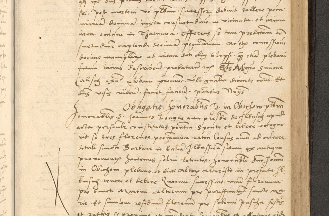 Zdjęcie nr 456 dla obiektu archiwalnego: Acta actorum causarum, sentenciarum et obligationum coram reverendo patre domino Thoma Roznowski canonico et reverendissimi in Christo patris et domini domini Patri Dei gratia Cracoviensis. Sabbato, 26 Octobris in ecclesiam suam solenniter recepti officialis generalis Cracoviensis dinita administratura, qua fungebatur post mortem reverendissimi olim felicis recordationis domini Joannis Choiecki episcopi Cracoviensis et Regni Polonie cancelarii anno presenti currenti videlicet 1538, die 11 Marcii Piotrcovie in comiciis celebratis circiter 23 horam defuncti sepulto corpore nona eiusdemque obsequiis X respective Aprilis peractis electo sub indictione XI, pontificatu vero sanctissimi in Christo patris et domini nostri domini Pauli divina providencia pape tercii foeliciter moderni, anno quarto, incepta felicibus auspiciis continuantur ordine processu infrascripto