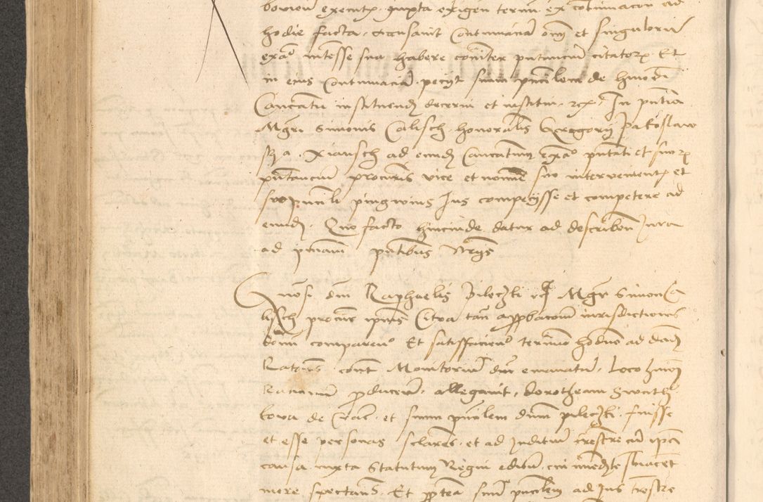 Zdjęcie nr 417 dla obiektu archiwalnego: Acta actorum causarum, sentenciarum et obligationum coram reverendo patre domino Thoma Roznowski canonico et reverendissimi in Christo patris et domini domini Patri Dei gratia Cracoviensis. Sabbato, 26 Octobris in ecclesiam suam solenniter recepti officialis generalis Cracoviensis dinita administratura, qua fungebatur post mortem reverendissimi olim felicis recordationis domini Joannis Choiecki episcopi Cracoviensis et Regni Polonie cancelarii anno presenti currenti videlicet 1538, die 11 Marcii Piotrcovie in comiciis celebratis circiter 23 horam defuncti sepulto corpore nona eiusdemque obsequiis X respective Aprilis peractis electo sub indictione XI, pontificatu vero sanctissimi in Christo patris et domini nostri domini Pauli divina providencia pape tercii foeliciter moderni, anno quarto, incepta felicibus auspiciis continuantur ordine processu infrascripto