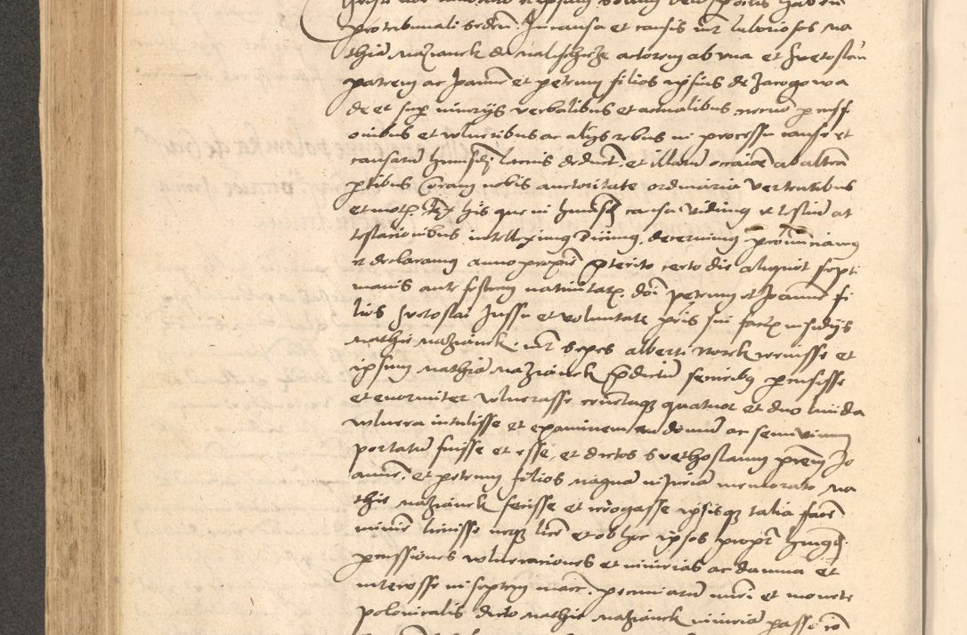 Zdjęcie nr 403 dla obiektu archiwalnego: Acta actorum causarum, sentenciarum et obligationum coram reverendo patre domino Thoma Roznowski canonico et reverendissimi in Christo patris et domini domini Patri Dei gratia Cracoviensis. Sabbato, 26 Octobris in ecclesiam suam solenniter recepti officialis generalis Cracoviensis dinita administratura, qua fungebatur post mortem reverendissimi olim felicis recordationis domini Joannis Choiecki episcopi Cracoviensis et Regni Polonie cancelarii anno presenti currenti videlicet 1538, die 11 Marcii Piotrcovie in comiciis celebratis circiter 23 horam defuncti sepulto corpore nona eiusdemque obsequiis X respective Aprilis peractis electo sub indictione XI, pontificatu vero sanctissimi in Christo patris et domini nostri domini Pauli divina providencia pape tercii foeliciter moderni, anno quarto, incepta felicibus auspiciis continuantur ordine processu infrascripto