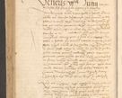 Zdjęcie nr 395 dla obiektu archiwalnego: Acta actorum causarum, sentenciarum et obligationum coram reverendo patre domino Thoma Roznowski canonico et reverendissimi in Christo patris et domini domini Patri Dei gratia Cracoviensis. Sabbato, 26 Octobris in ecclesiam suam solenniter recepti officialis generalis Cracoviensis dinita administratura, qua fungebatur post mortem reverendissimi olim felicis recordationis domini Joannis Choiecki episcopi Cracoviensis et Regni Polonie cancelarii anno presenti currenti videlicet 1538, die 11 Marcii Piotrcovie in comiciis celebratis circiter 23 horam defuncti sepulto corpore nona eiusdemque obsequiis X respective Aprilis peractis electo sub indictione XI, pontificatu vero sanctissimi in Christo patris et domini nostri domini Pauli divina providencia pape tercii foeliciter moderni, anno quarto, incepta felicibus auspiciis continuantur ordine processu infrascripto