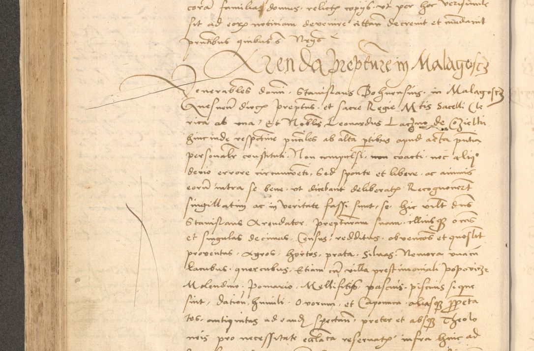 Zdjęcie nr 389 dla obiektu archiwalnego: Acta actorum causarum, sentenciarum et obligationum coram reverendo patre domino Thoma Roznowski canonico et reverendissimi in Christo patris et domini domini Patri Dei gratia Cracoviensis. Sabbato, 26 Octobris in ecclesiam suam solenniter recepti officialis generalis Cracoviensis dinita administratura, qua fungebatur post mortem reverendissimi olim felicis recordationis domini Joannis Choiecki episcopi Cracoviensis et Regni Polonie cancelarii anno presenti currenti videlicet 1538, die 11 Marcii Piotrcovie in comiciis celebratis circiter 23 horam defuncti sepulto corpore nona eiusdemque obsequiis X respective Aprilis peractis electo sub indictione XI, pontificatu vero sanctissimi in Christo patris et domini nostri domini Pauli divina providencia pape tercii foeliciter moderni, anno quarto, incepta felicibus auspiciis continuantur ordine processu infrascripto