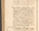 Zdjęcie nr 371 dla obiektu archiwalnego: Acta actorum causarum, sentenciarum et obligationum coram reverendo patre domino Thoma Roznowski canonico et reverendissimi in Christo patris et domini domini Patri Dei gratia Cracoviensis. Sabbato, 26 Octobris in ecclesiam suam solenniter recepti officialis generalis Cracoviensis dinita administratura, qua fungebatur post mortem reverendissimi olim felicis recordationis domini Joannis Choiecki episcopi Cracoviensis et Regni Polonie cancelarii anno presenti currenti videlicet 1538, die 11 Marcii Piotrcovie in comiciis celebratis circiter 23 horam defuncti sepulto corpore nona eiusdemque obsequiis X respective Aprilis peractis electo sub indictione XI, pontificatu vero sanctissimi in Christo patris et domini nostri domini Pauli divina providencia pape tercii foeliciter moderni, anno quarto, incepta felicibus auspiciis continuantur ordine processu infrascripto