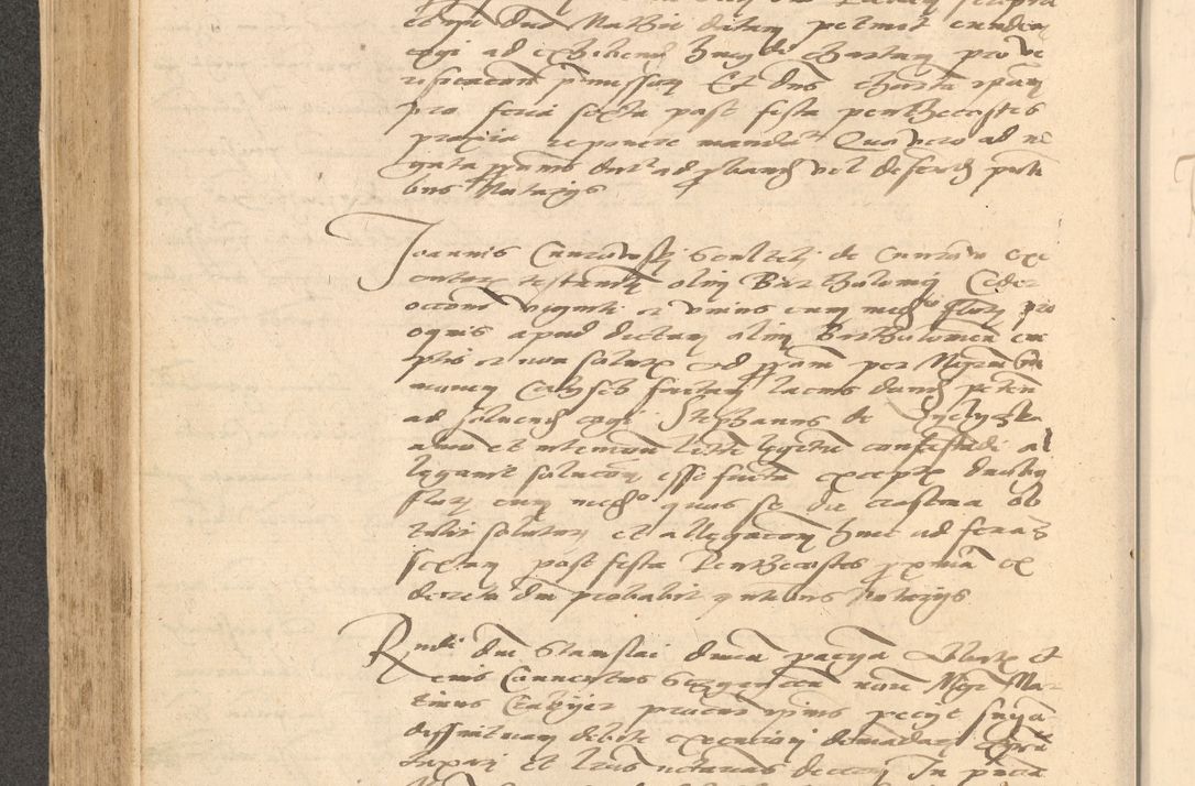 Zdjęcie nr 353 dla obiektu archiwalnego: Acta actorum causarum, sentenciarum et obligationum coram reverendo patre domino Thoma Roznowski canonico et reverendissimi in Christo patris et domini domini Patri Dei gratia Cracoviensis. Sabbato, 26 Octobris in ecclesiam suam solenniter recepti officialis generalis Cracoviensis dinita administratura, qua fungebatur post mortem reverendissimi olim felicis recordationis domini Joannis Choiecki episcopi Cracoviensis et Regni Polonie cancelarii anno presenti currenti videlicet 1538, die 11 Marcii Piotrcovie in comiciis celebratis circiter 23 horam defuncti sepulto corpore nona eiusdemque obsequiis X respective Aprilis peractis electo sub indictione XI, pontificatu vero sanctissimi in Christo patris et domini nostri domini Pauli divina providencia pape tercii foeliciter moderni, anno quarto, incepta felicibus auspiciis continuantur ordine processu infrascripto