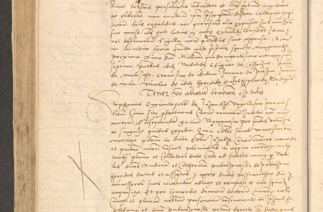 Zdjęcie nr 343 dla obiektu archiwalnego: Acta actorum causarum, sentenciarum et obligationum coram reverendo patre domino Thoma Roznowski canonico et reverendissimi in Christo patris et domini domini Patri Dei gratia Cracoviensis. Sabbato, 26 Octobris in ecclesiam suam solenniter recepti officialis generalis Cracoviensis dinita administratura, qua fungebatur post mortem reverendissimi olim felicis recordationis domini Joannis Choiecki episcopi Cracoviensis et Regni Polonie cancelarii anno presenti currenti videlicet 1538, die 11 Marcii Piotrcovie in comiciis celebratis circiter 23 horam defuncti sepulto corpore nona eiusdemque obsequiis X respective Aprilis peractis electo sub indictione XI, pontificatu vero sanctissimi in Christo patris et domini nostri domini Pauli divina providencia pape tercii foeliciter moderni, anno quarto, incepta felicibus auspiciis continuantur ordine processu infrascripto