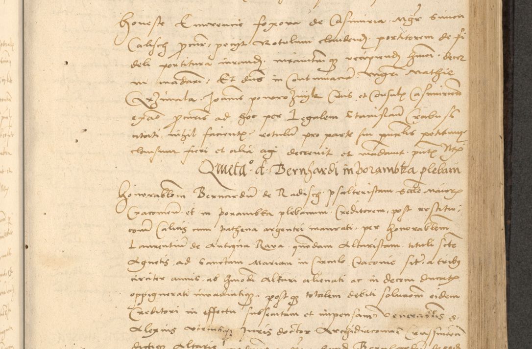 Zdjęcie nr 334 dla obiektu archiwalnego: Acta actorum causarum, sentenciarum et obligationum coram reverendo patre domino Thoma Roznowski canonico et reverendissimi in Christo patris et domini domini Patri Dei gratia Cracoviensis. Sabbato, 26 Octobris in ecclesiam suam solenniter recepti officialis generalis Cracoviensis dinita administratura, qua fungebatur post mortem reverendissimi olim felicis recordationis domini Joannis Choiecki episcopi Cracoviensis et Regni Polonie cancelarii anno presenti currenti videlicet 1538, die 11 Marcii Piotrcovie in comiciis celebratis circiter 23 horam defuncti sepulto corpore nona eiusdemque obsequiis X respective Aprilis peractis electo sub indictione XI, pontificatu vero sanctissimi in Christo patris et domini nostri domini Pauli divina providencia pape tercii foeliciter moderni, anno quarto, incepta felicibus auspiciis continuantur ordine processu infrascripto