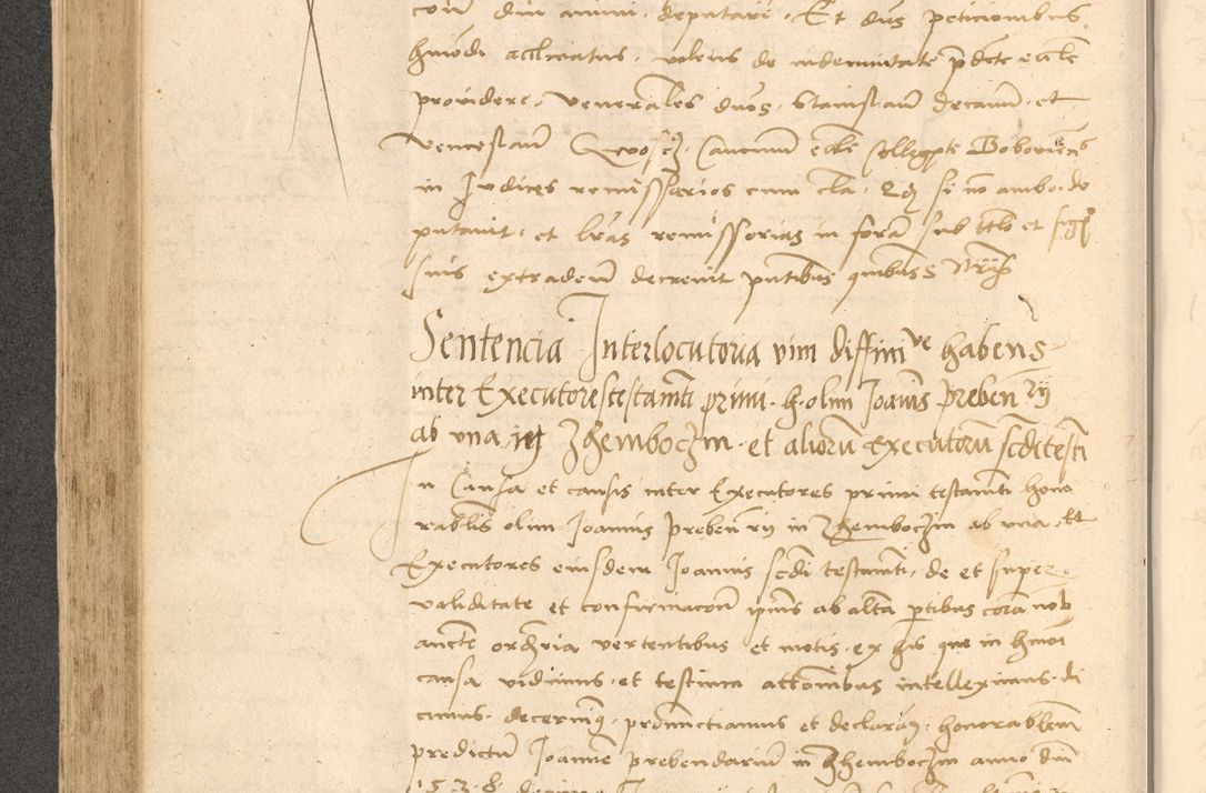 Zdjęcie nr 323 dla obiektu archiwalnego: Acta actorum causarum, sentenciarum et obligationum coram reverendo patre domino Thoma Roznowski canonico et reverendissimi in Christo patris et domini domini Patri Dei gratia Cracoviensis. Sabbato, 26 Octobris in ecclesiam suam solenniter recepti officialis generalis Cracoviensis dinita administratura, qua fungebatur post mortem reverendissimi olim felicis recordationis domini Joannis Choiecki episcopi Cracoviensis et Regni Polonie cancelarii anno presenti currenti videlicet 1538, die 11 Marcii Piotrcovie in comiciis celebratis circiter 23 horam defuncti sepulto corpore nona eiusdemque obsequiis X respective Aprilis peractis electo sub indictione XI, pontificatu vero sanctissimi in Christo patris et domini nostri domini Pauli divina providencia pape tercii foeliciter moderni, anno quarto, incepta felicibus auspiciis continuantur ordine processu infrascripto