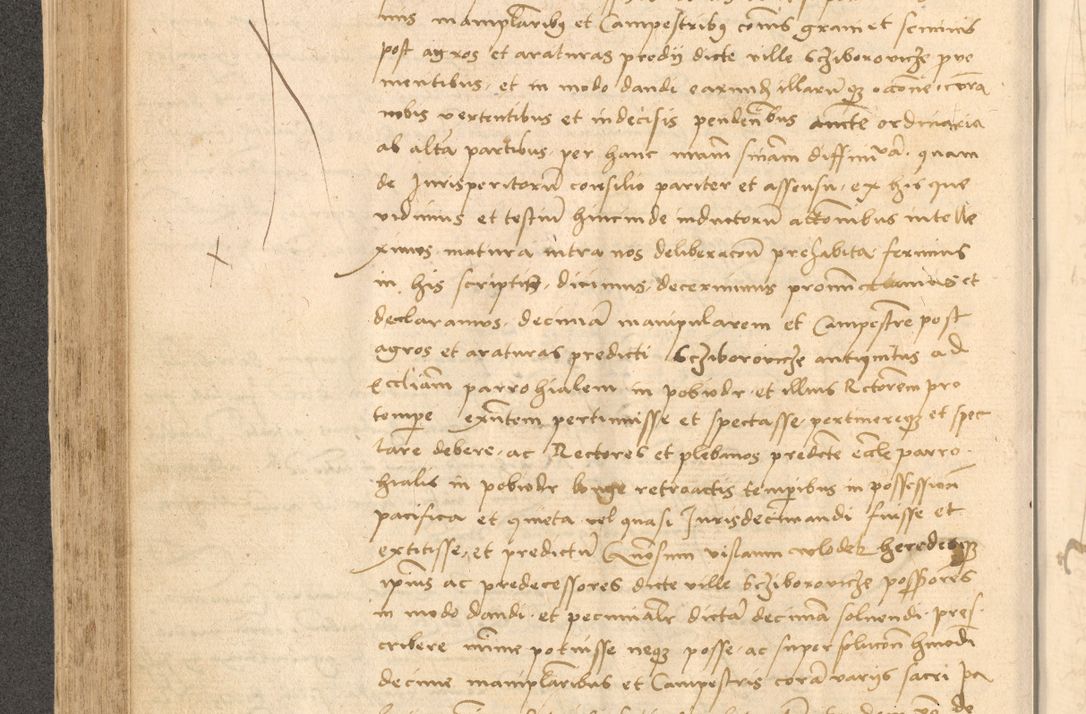 Zdjęcie nr 309 dla obiektu archiwalnego: Acta actorum causarum, sentenciarum et obligationum coram reverendo patre domino Thoma Roznowski canonico et reverendissimi in Christo patris et domini domini Patri Dei gratia Cracoviensis. Sabbato, 26 Octobris in ecclesiam suam solenniter recepti officialis generalis Cracoviensis dinita administratura, qua fungebatur post mortem reverendissimi olim felicis recordationis domini Joannis Choiecki episcopi Cracoviensis et Regni Polonie cancelarii anno presenti currenti videlicet 1538, die 11 Marcii Piotrcovie in comiciis celebratis circiter 23 horam defuncti sepulto corpore nona eiusdemque obsequiis X respective Aprilis peractis electo sub indictione XI, pontificatu vero sanctissimi in Christo patris et domini nostri domini Pauli divina providencia pape tercii foeliciter moderni, anno quarto, incepta felicibus auspiciis continuantur ordine processu infrascripto