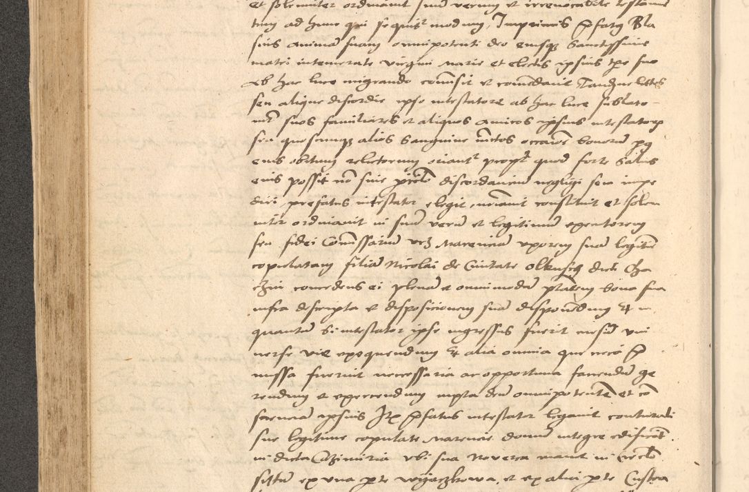 Zdjęcie nr 297 dla obiektu archiwalnego: Acta actorum causarum, sentenciarum et obligationum coram reverendo patre domino Thoma Roznowski canonico et reverendissimi in Christo patris et domini domini Patri Dei gratia Cracoviensis. Sabbato, 26 Octobris in ecclesiam suam solenniter recepti officialis generalis Cracoviensis dinita administratura, qua fungebatur post mortem reverendissimi olim felicis recordationis domini Joannis Choiecki episcopi Cracoviensis et Regni Polonie cancelarii anno presenti currenti videlicet 1538, die 11 Marcii Piotrcovie in comiciis celebratis circiter 23 horam defuncti sepulto corpore nona eiusdemque obsequiis X respective Aprilis peractis electo sub indictione XI, pontificatu vero sanctissimi in Christo patris et domini nostri domini Pauli divina providencia pape tercii foeliciter moderni, anno quarto, incepta felicibus auspiciis continuantur ordine processu infrascripto