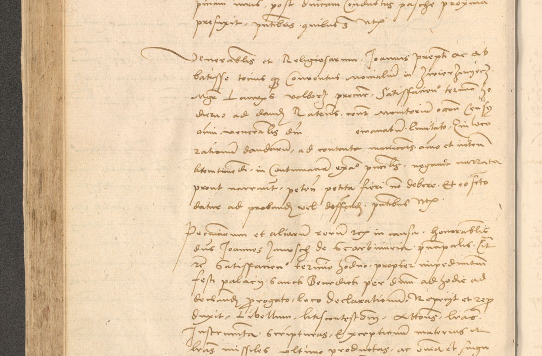 Zdjęcie nr 269 dla obiektu archiwalnego: Acta actorum causarum, sentenciarum et obligationum coram reverendo patre domino Thoma Roznowski canonico et reverendissimi in Christo patris et domini domini Patri Dei gratia Cracoviensis. Sabbato, 26 Octobris in ecclesiam suam solenniter recepti officialis generalis Cracoviensis dinita administratura, qua fungebatur post mortem reverendissimi olim felicis recordationis domini Joannis Choiecki episcopi Cracoviensis et Regni Polonie cancelarii anno presenti currenti videlicet 1538, die 11 Marcii Piotrcovie in comiciis celebratis circiter 23 horam defuncti sepulto corpore nona eiusdemque obsequiis X respective Aprilis peractis electo sub indictione XI, pontificatu vero sanctissimi in Christo patris et domini nostri domini Pauli divina providencia pape tercii foeliciter moderni, anno quarto, incepta felicibus auspiciis continuantur ordine processu infrascripto