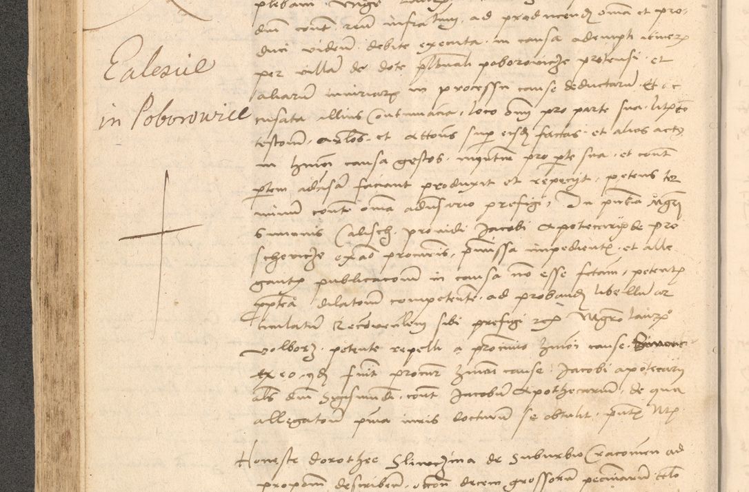 Zdjęcie nr 215 dla obiektu archiwalnego: Acta actorum causarum, sentenciarum et obligationum coram reverendo patre domino Thoma Roznowski canonico et reverendissimi in Christo patris et domini domini Patri Dei gratia Cracoviensis. Sabbato, 26 Octobris in ecclesiam suam solenniter recepti officialis generalis Cracoviensis dinita administratura, qua fungebatur post mortem reverendissimi olim felicis recordationis domini Joannis Choiecki episcopi Cracoviensis et Regni Polonie cancelarii anno presenti currenti videlicet 1538, die 11 Marcii Piotrcovie in comiciis celebratis circiter 23 horam defuncti sepulto corpore nona eiusdemque obsequiis X respective Aprilis peractis electo sub indictione XI, pontificatu vero sanctissimi in Christo patris et domini nostri domini Pauli divina providencia pape tercii foeliciter moderni, anno quarto, incepta felicibus auspiciis continuantur ordine processu infrascripto